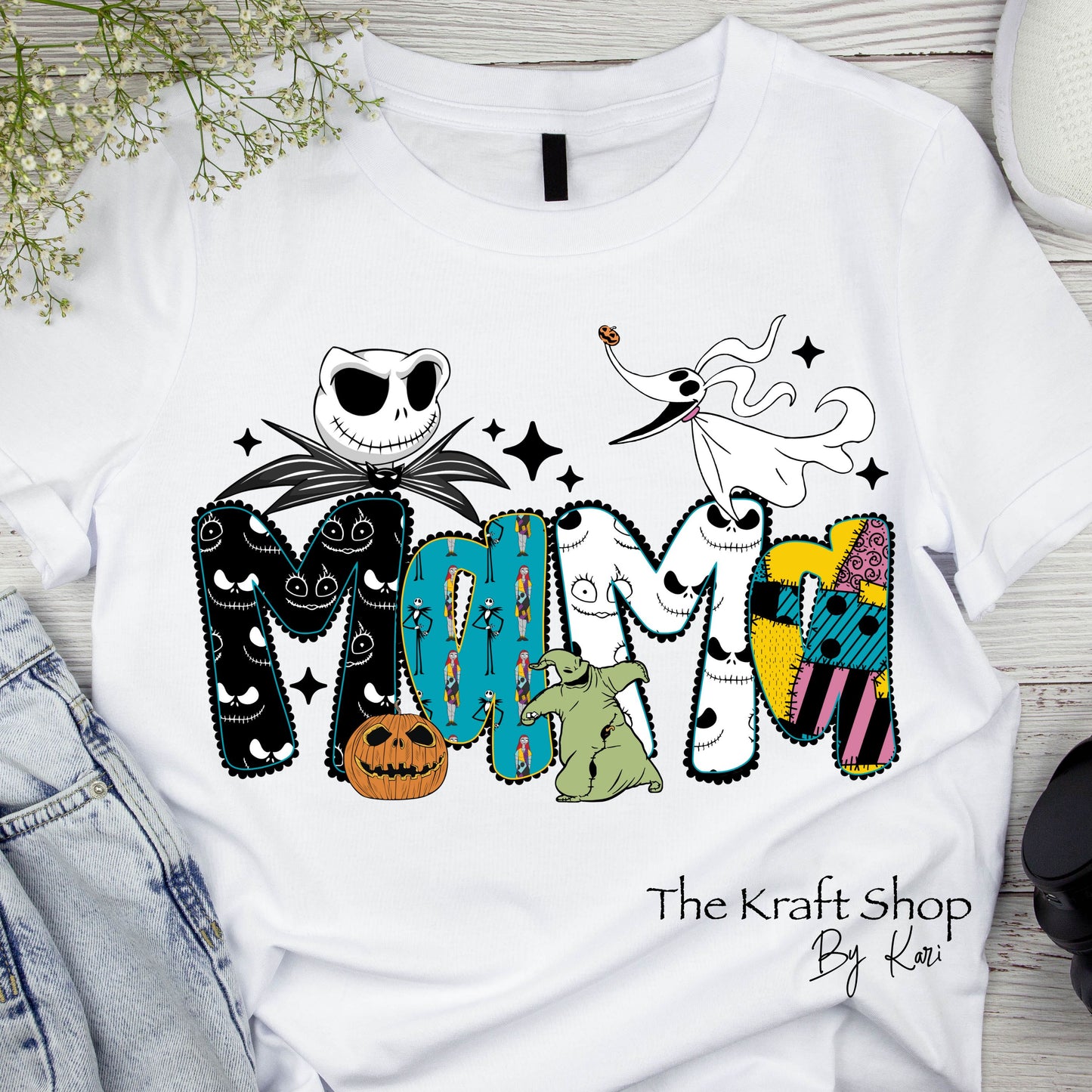 DTF ready to press transfer Mama Jack Nightmare shirt transfer, DTF Print #11563