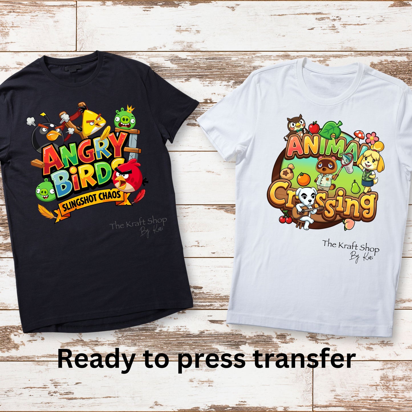 DTF ready to press transfer Gamer shirt transfer #11654