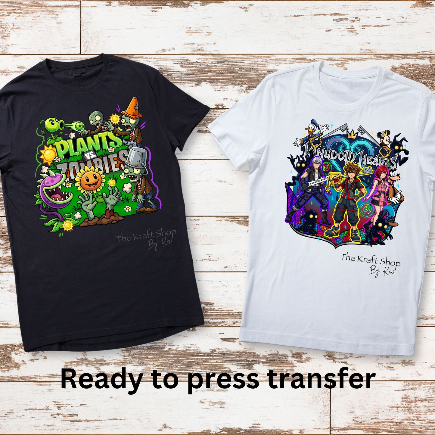DTF ready to press transfer Gamer shirt transfer #11654