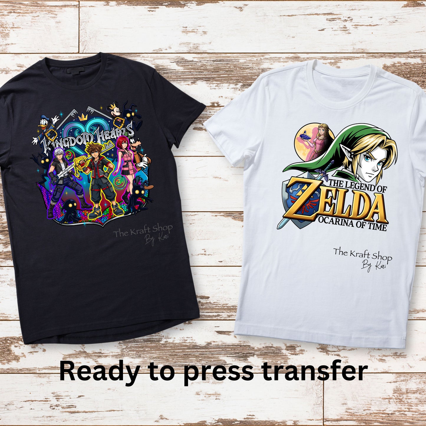 DTF ready to press transfer Gamer shirt transfer #11654