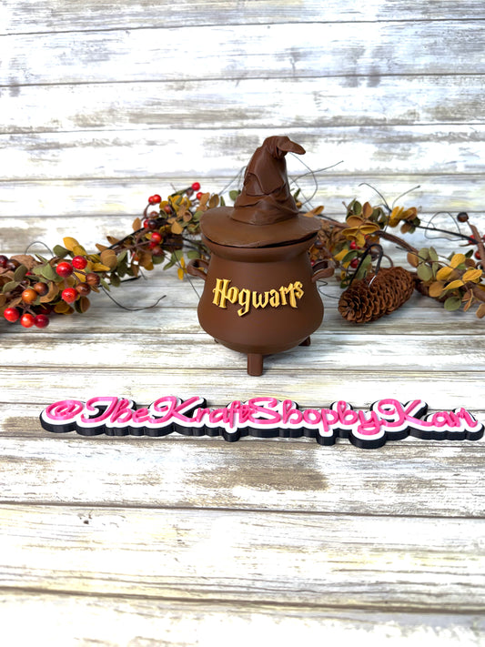 3D wizard candy dish decoration. Ready to ship.
