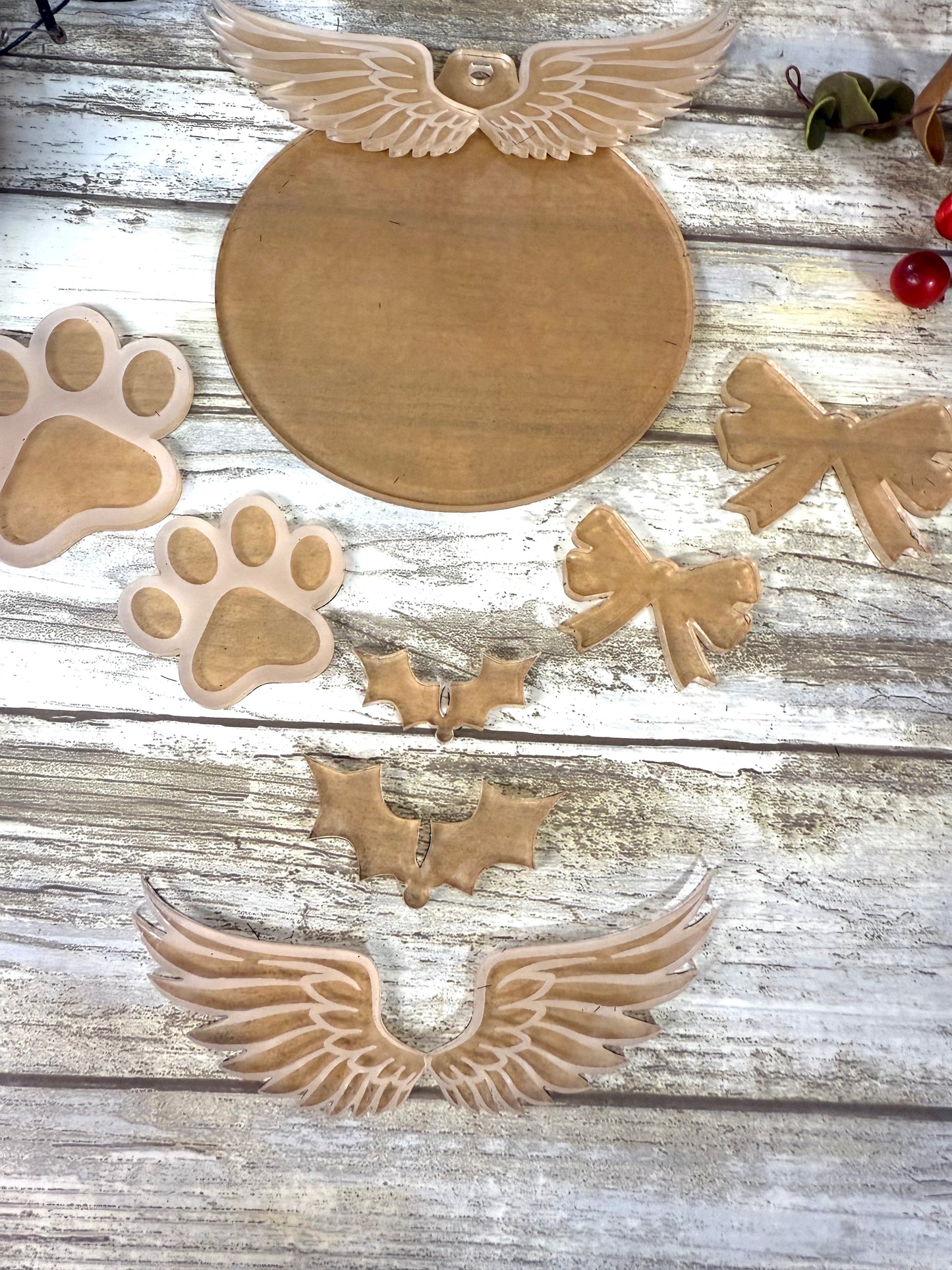 DIY ornament embellishment Acrylic blanks shapes. DIY ornaments. Acrylic shapes for crafts. (Copy) (Copy)