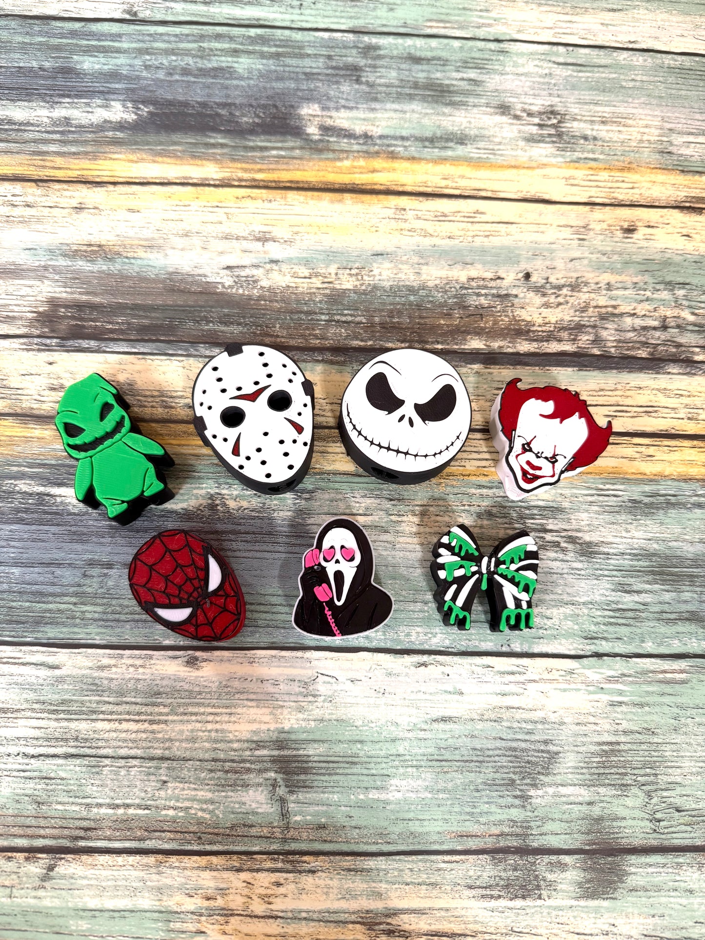 3D Limited Horror and character straw topper. Ready to ship.