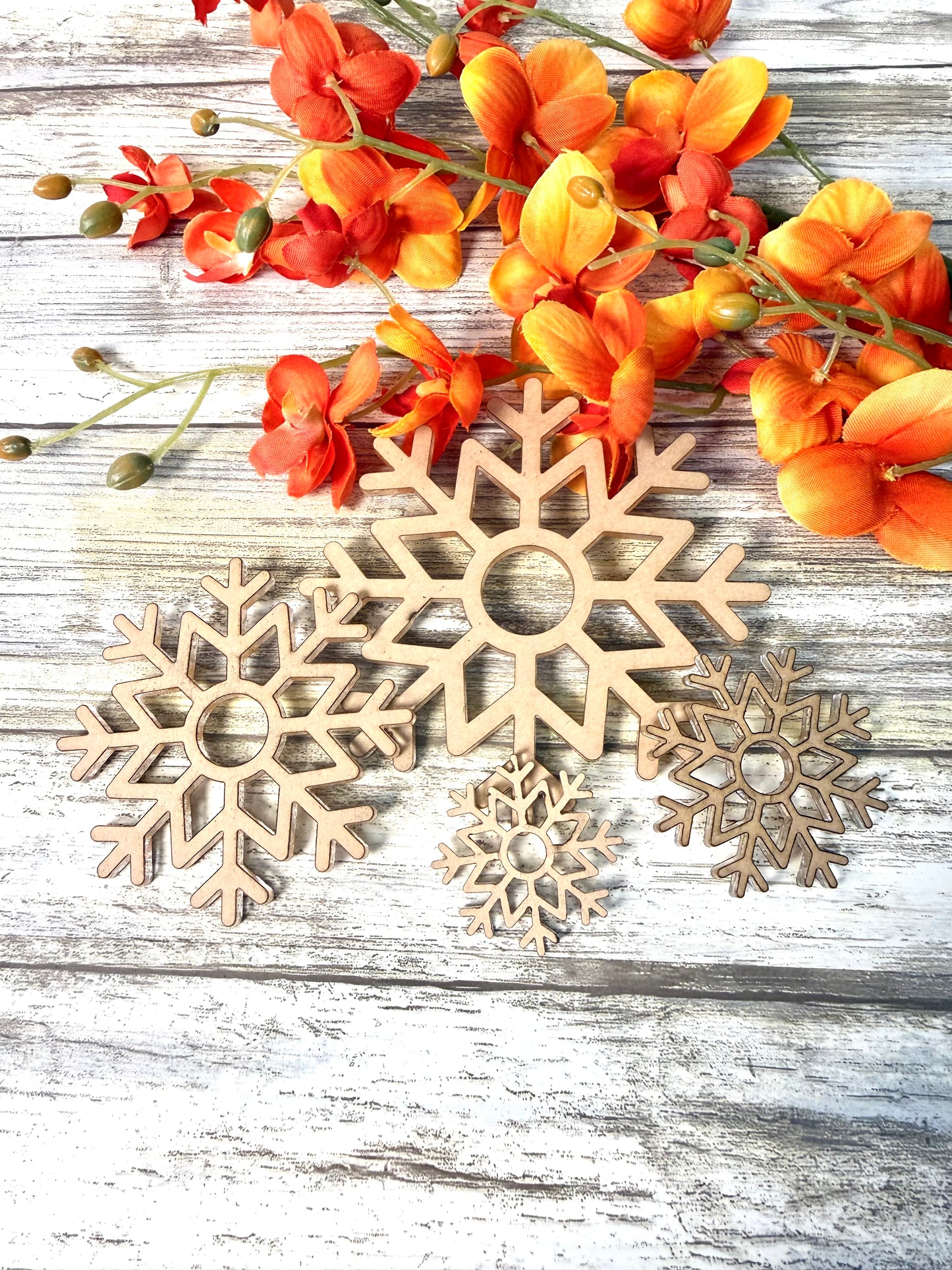 Snowflake Acrylic Stencil for Creative Art Projects. Bleaching stencil. Winter stencil. Woodworking template.