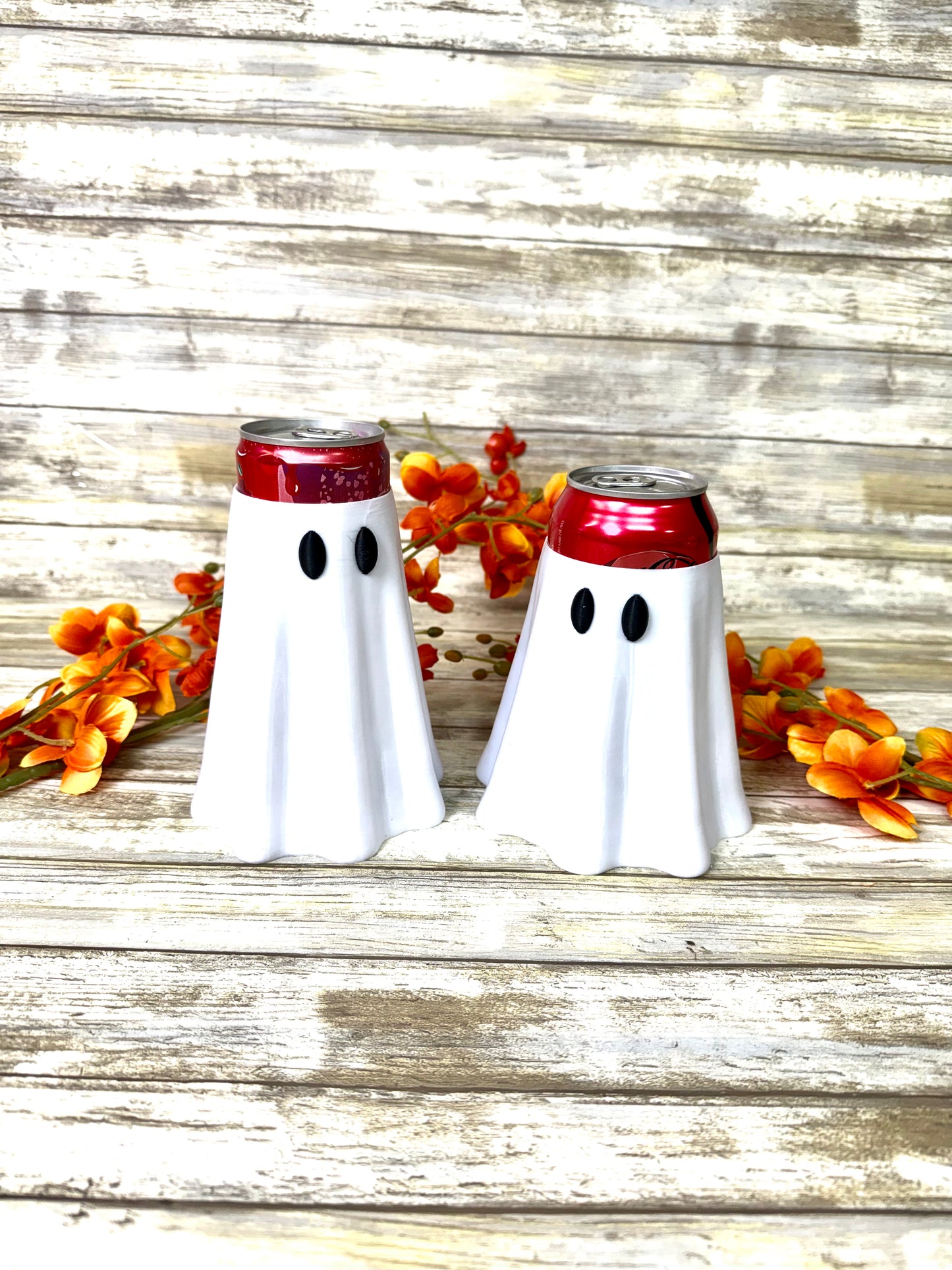 3D printed 12oz or 16 oz ghost can holder. Ready to ship.