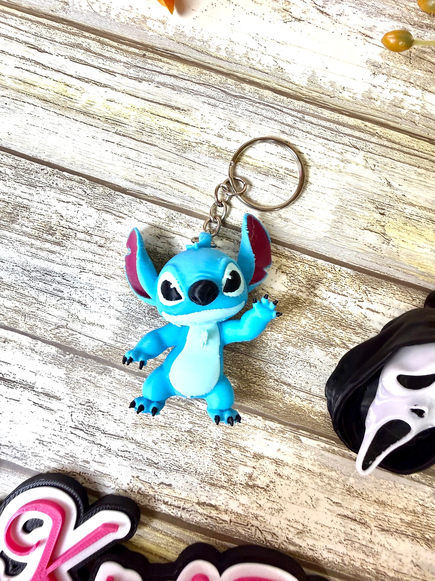 3D character keychains. Ready to ship.