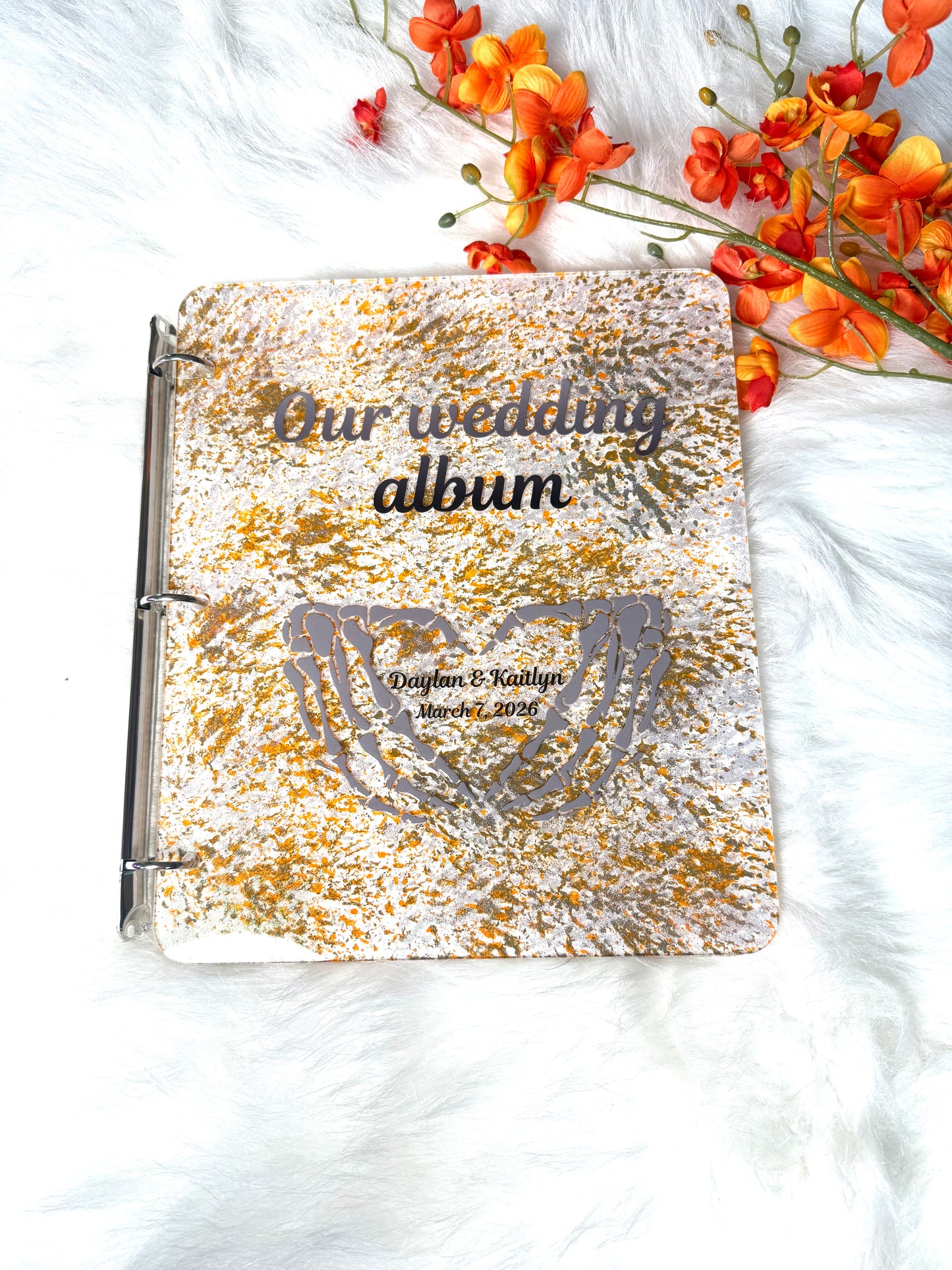 Acrylic XL notebook or photo album blank set DIY notebook
