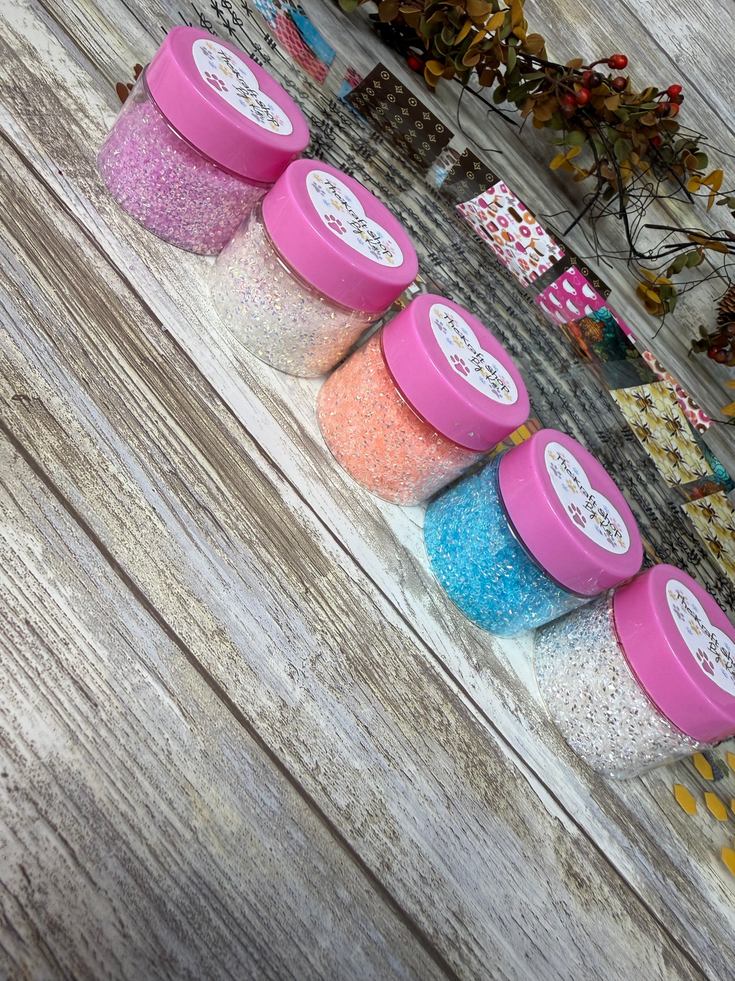 Kari's Krafty Kits 3D glitter and 9x9 patchwork helper UVDTF sheet