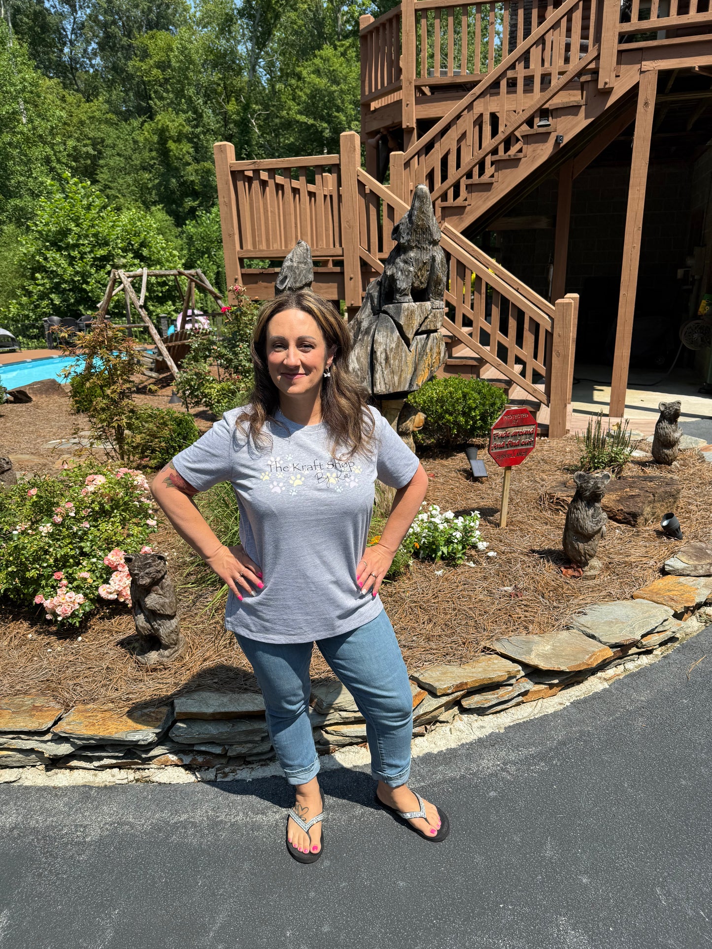 Merch Alert! The Kraft Shop By Kari logo women's t-shirt