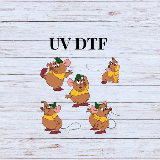 UV DTF Sticker print. Gus Bundle element sheet decal, glass can tumbler decal. UV wrap for glass can tumbler. #10075