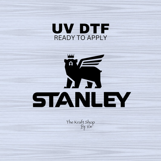 UV DTF Sticker print. Stan logo any color decal, tumbler decal, permanent sticker. #4459