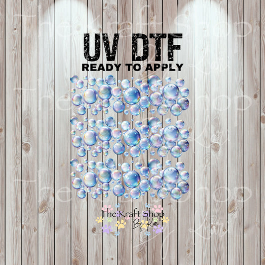 UV DTF Sticker prints. Under the sea bubbles element sheet bundle decal, permanent sticker. UV wrap for glass can tumbler. #10272