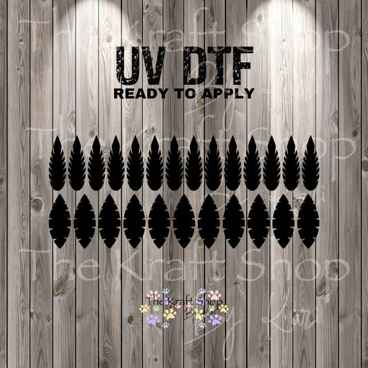 UV DTF Sticker print. Feather borders bundle tumbler helper tumbler decal. Permanent sticker  #7398