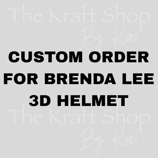 3D Helmet for Brenda Lee