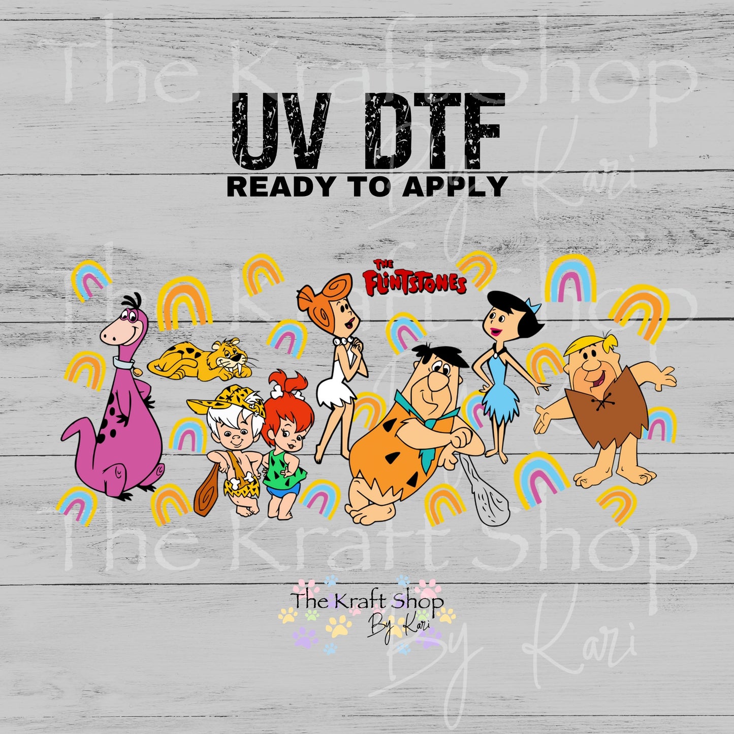 UV DTF Flinestone Glass can wrap decals #5562
