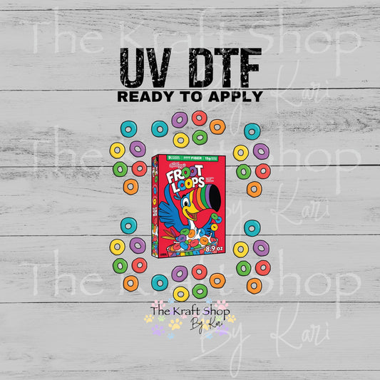UV DTF Froot Loop Element 6x6 decal #4795
