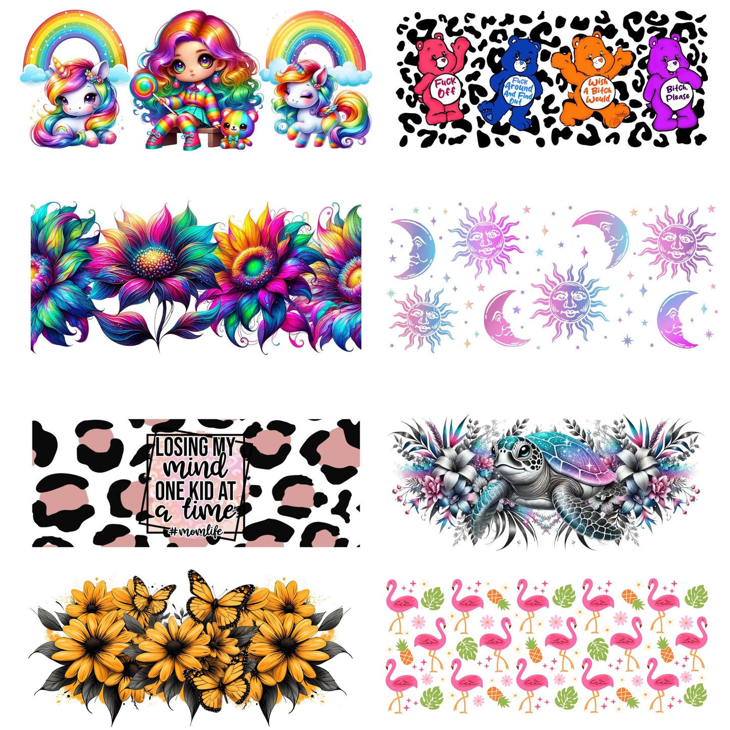 UV dtf  Sticker print Mini wraps for chapstick holder mini tumbler keychains chapstick holder decal, tumbler decal, permanent sticker. Uv wrap for glass can tumbler. #10150