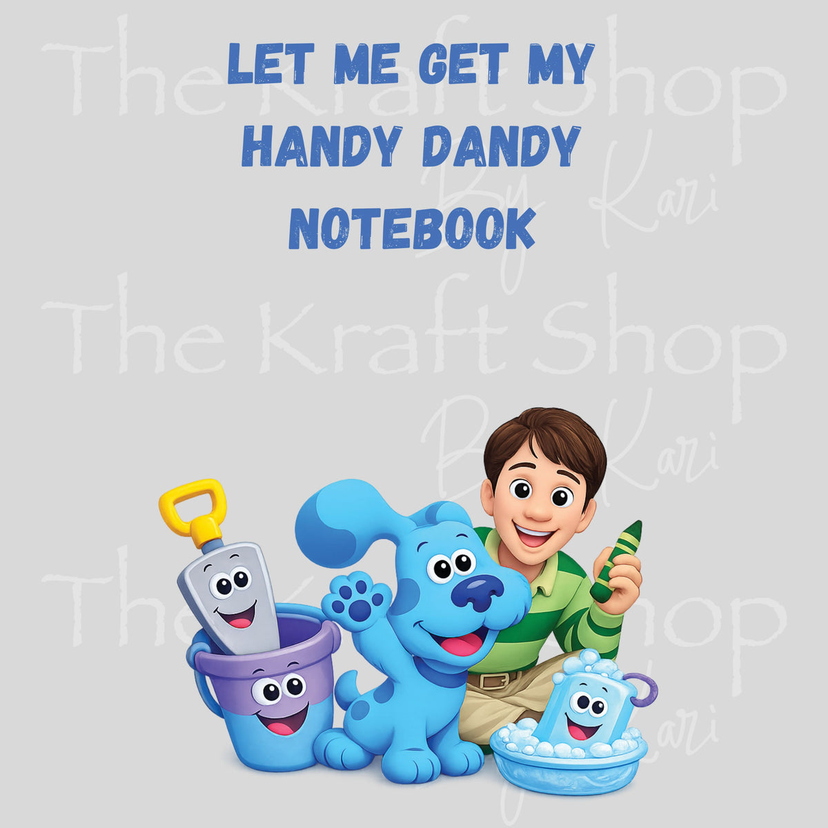 UV DTF Sticker print Handy Dandy Notebook Element sheet 8.5x5.7 inches, decal #5594
