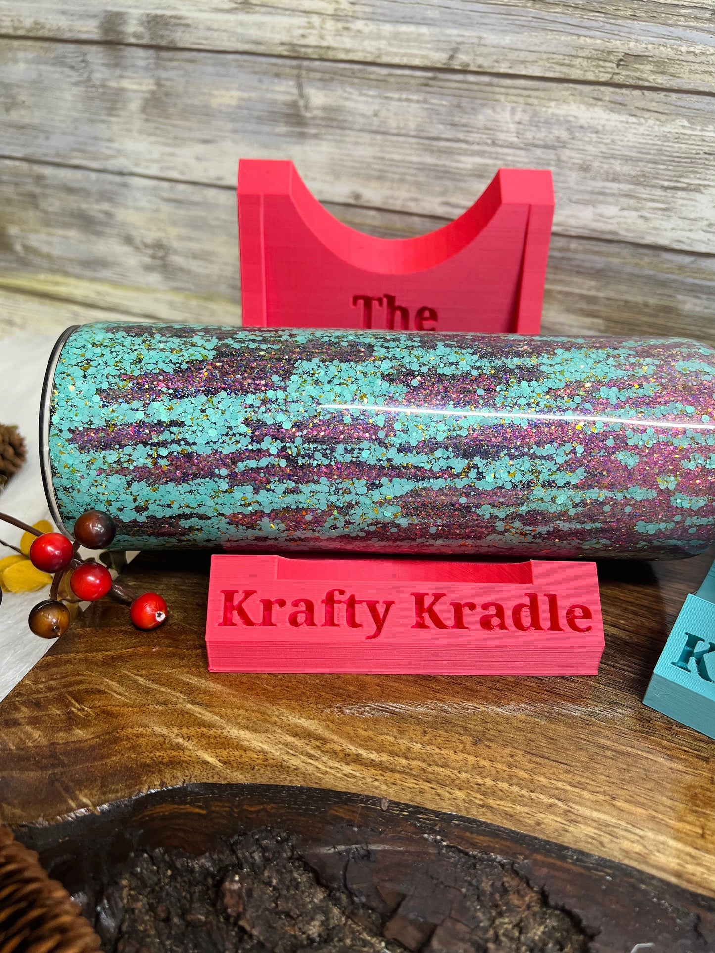 Krafty Kradle tumbler cradle. Crafters cradle. Cup cradle. Craft kit. DIY. Craft supply. Tumbler holder. Tumbler helper. Handmade