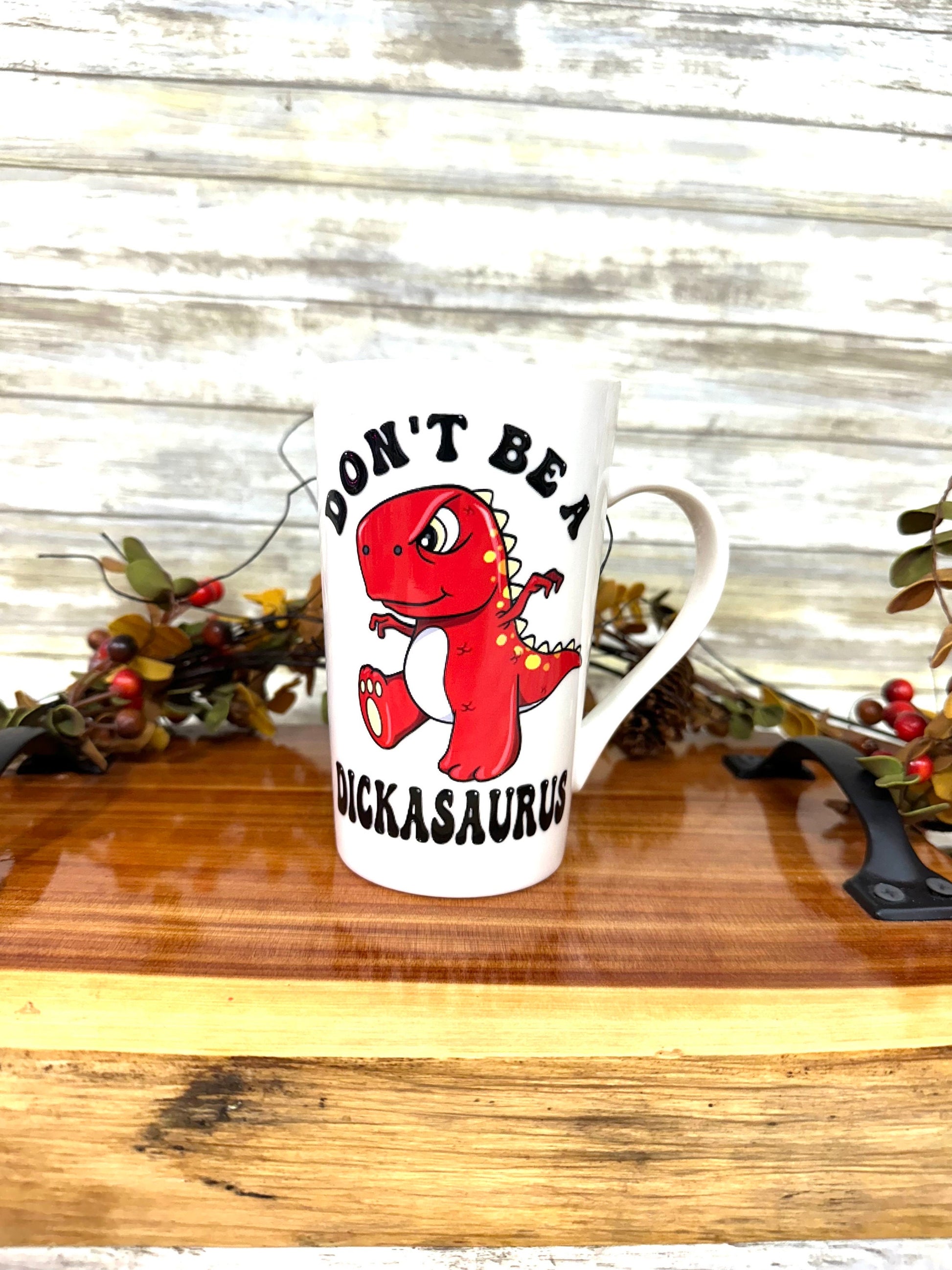 Sarcastic coffee mugs. Funny office decor. Don’t be a hippitwatamus, dickasaurus, prick, cuntcake, thundercunt or twatwaffle.