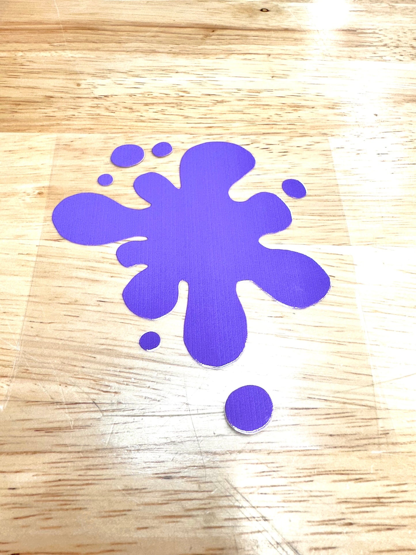 UV DTF Sticker print Paint Splatter ready to apply decal, tumbler decal, permanent sticker. Uv wrap for glass can tumbler. #10033