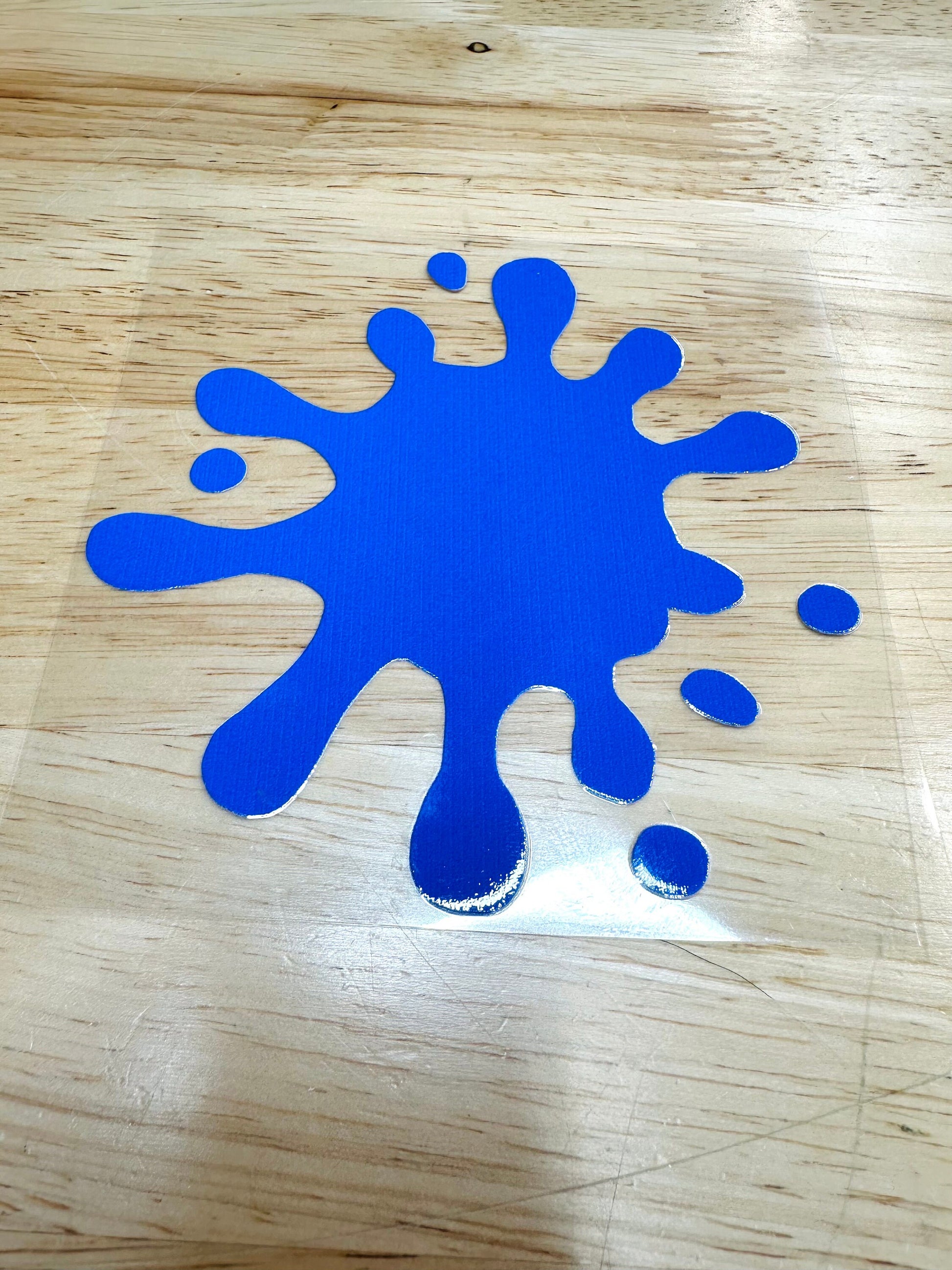 UV DTF Sticker print Paint Splatter ready to apply decal, tumbler decal, permanent sticker. Uv wrap for glass can tumbler. #10033