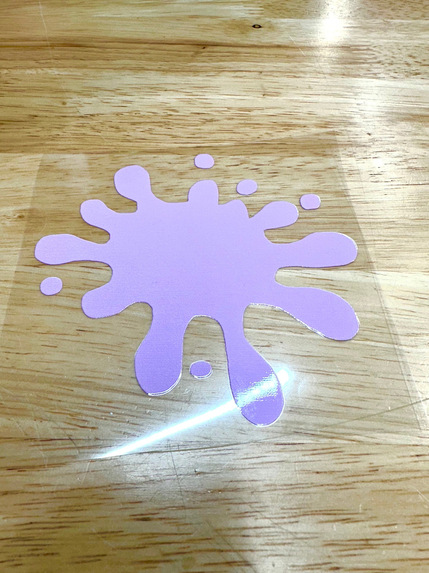 UV DTF Sticker print Paint Splatter ready to apply decal, tumbler decal, permanent sticker. Uv wrap for glass can tumbler. #10033