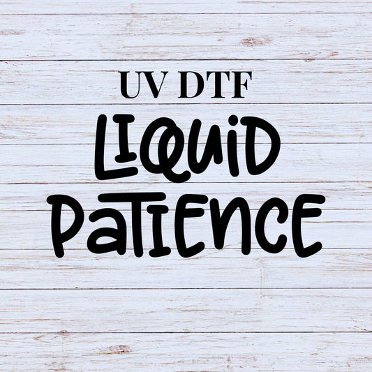 UV DTF Sticker print Liquid patience decal, tumbler decal, permanent sticker. #4259