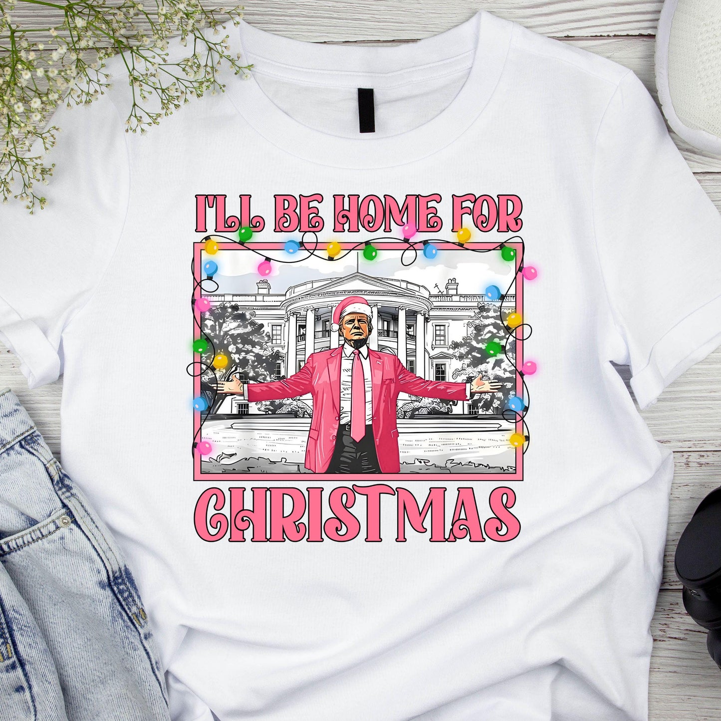 DTF ready to press transfer,PRE Built Trump Patriotic & Christmas gang sheet,Direct to film heat press transfer,DTF Print,Heat Transfe#11072