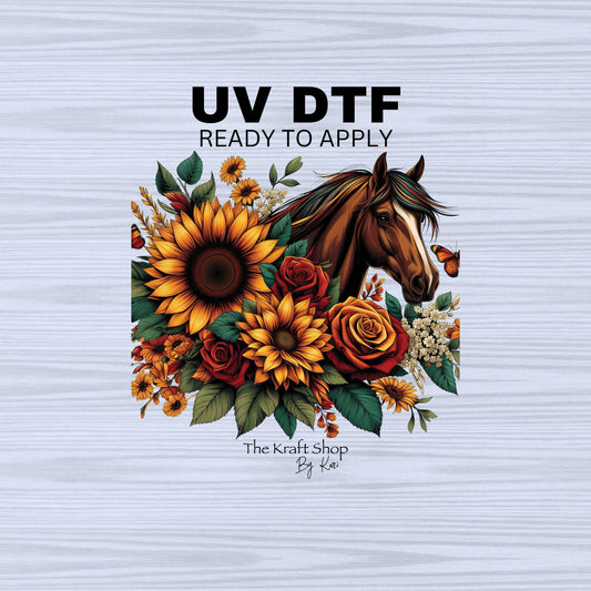 UV DTF Sticker print. Mama bear wood scene decals tumbler decal. Glass can wrap. #5312
