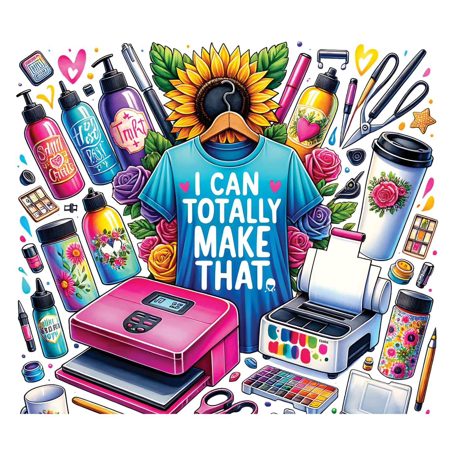 UV DTF Sticker print. I can totally make that small business decal, tumbler decal, permanent sticker. #4456