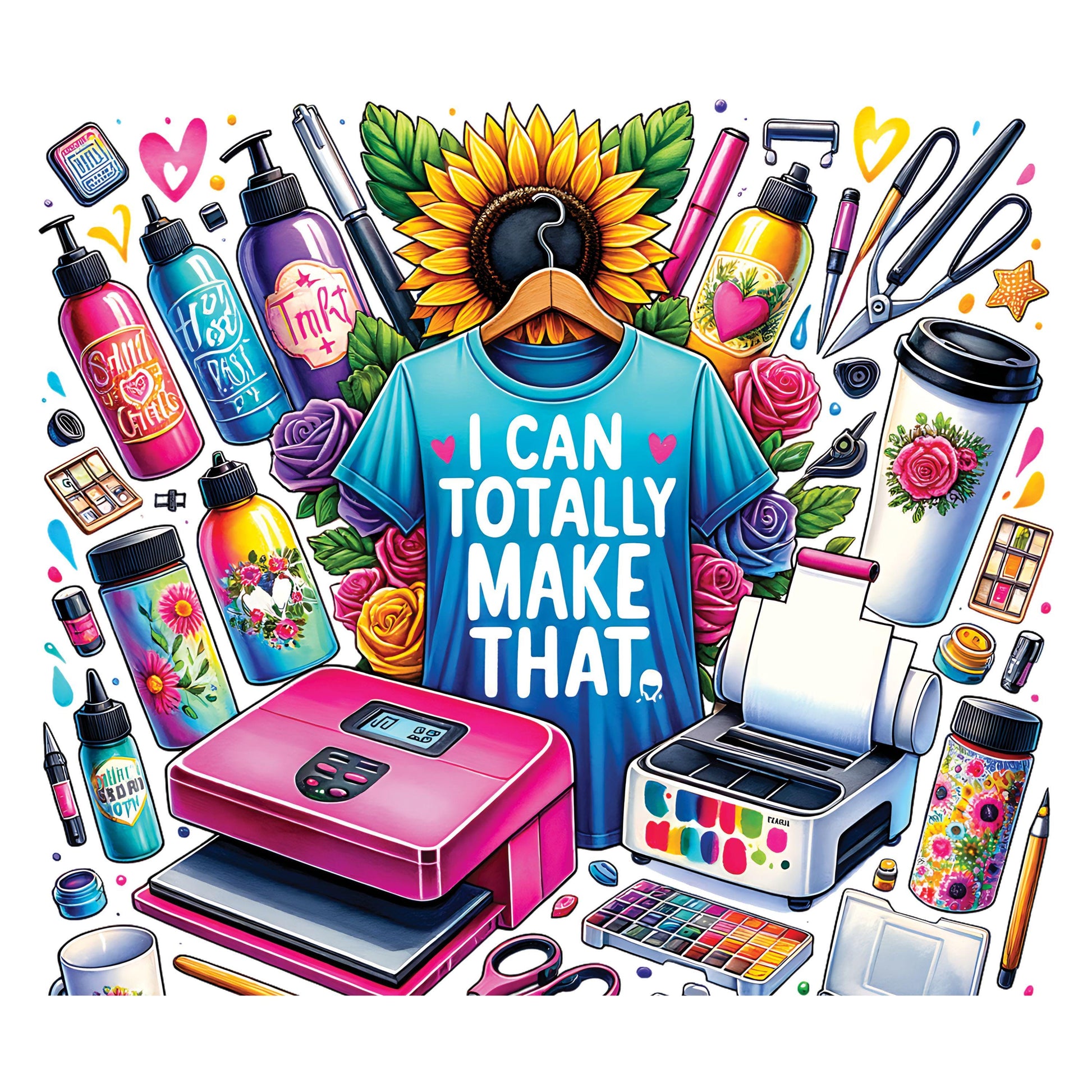 UV DTF Sticker print. I can totally make that small business decal, tumbler decal, permanent sticker. #4456