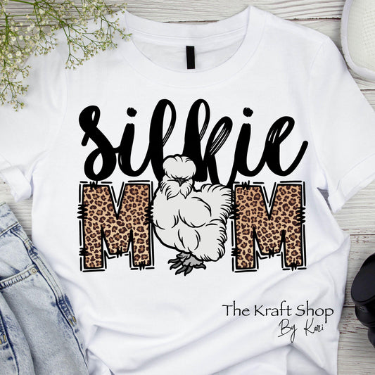 DTF ready to press transfer Silkie Mom chicken lover shirt transfer, DTF Print#11451
