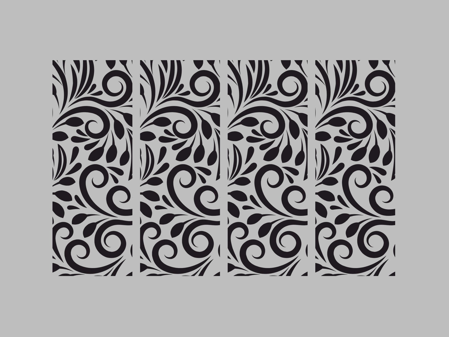 UV DTF Pen Wrap Ready To Apply Sticker Print. Swirly tooled leather with transparent backing. UV Pen wrap. #8032