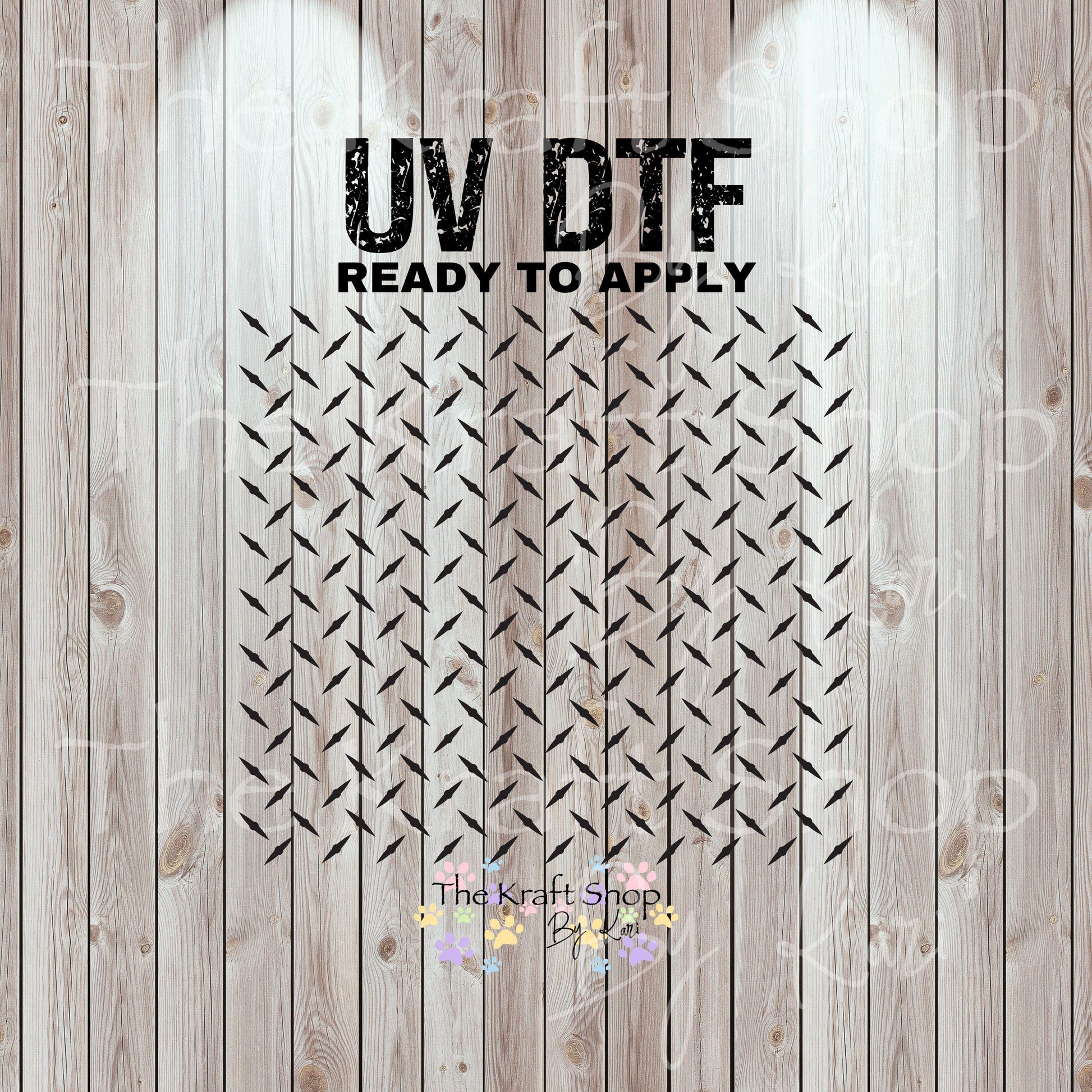 UV DTF Sticker print. Diamond plate pattern in several colors decals, tumbler decal, permanent sticker. Uv decal for tumblers. #10277