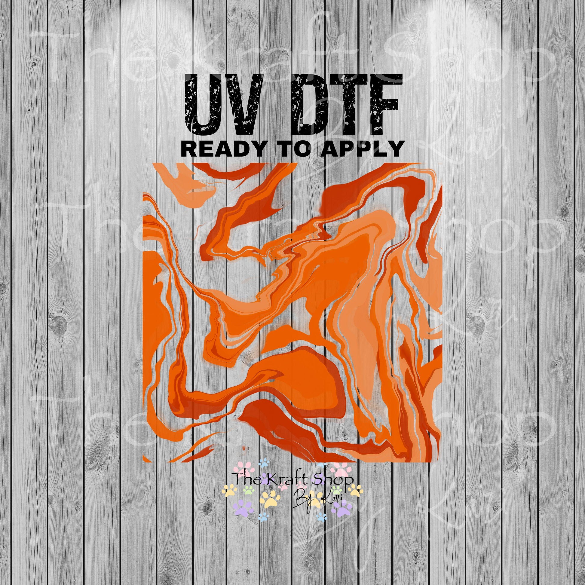 UV DTF Sticker print. Hydro dip cheat sheet helper wrap #9 Oranges tumbler decal. #5350