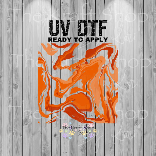 UV DTF Sticker print. Hydro dip cheat sheet helper wrap #9 Oranges tumbler decal. #5350