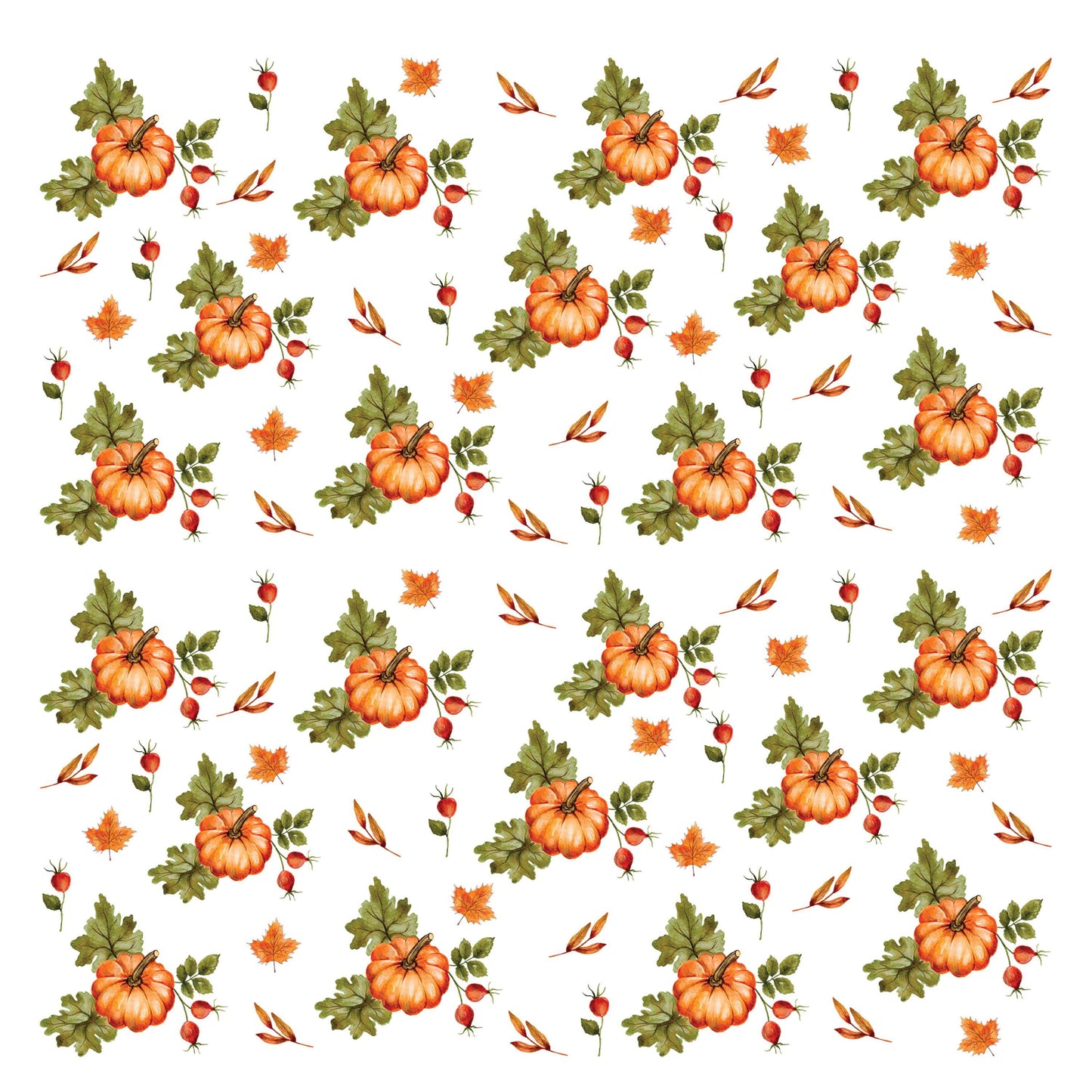 UV DTF Sticker print Pumpkin leaves Element sheet decal, tumbler decal, permanent sticker. Uv wrap for glass can tumbler. #7339
