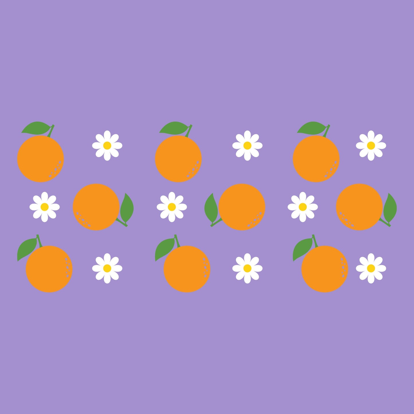 UV DTF Sticker print. Fruit and daisy flowers glass can wrap decal, tumbler decal, permanent sticker. #5410