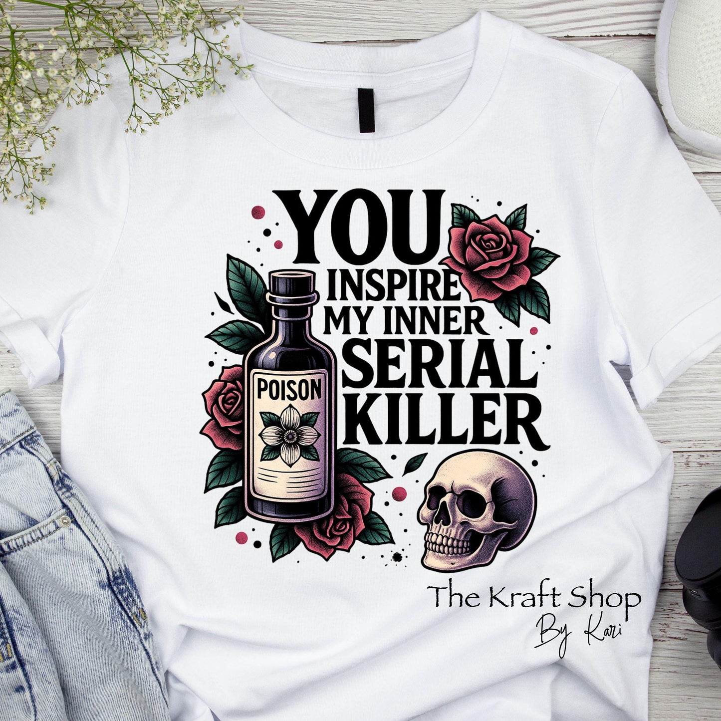 DTF ready to press transfer. All men are cremated equal Direct to film heat press transfer. DTF Print #11493