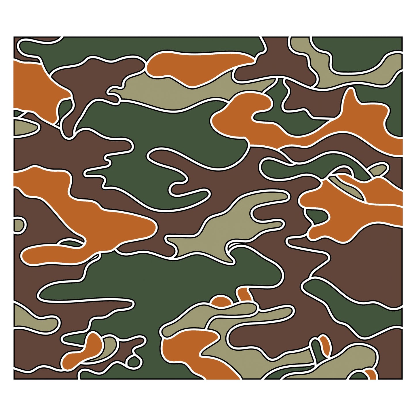UV DTF Sticker prints. Camouflage tumbler template decal, permanent sticker. #10311