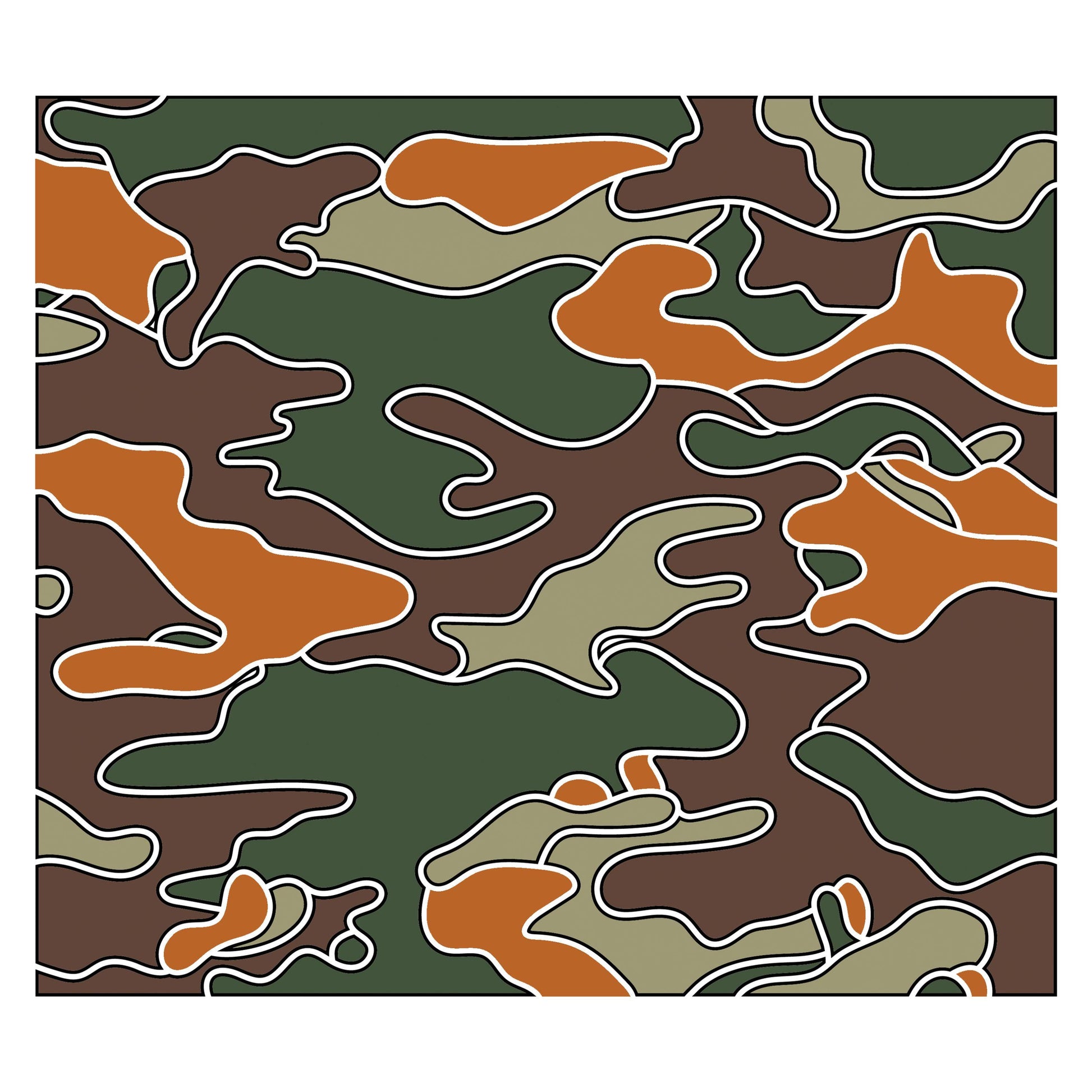 UV DTF Sticker prints. Camouflage tumbler template decal, permanent sticker. #10311