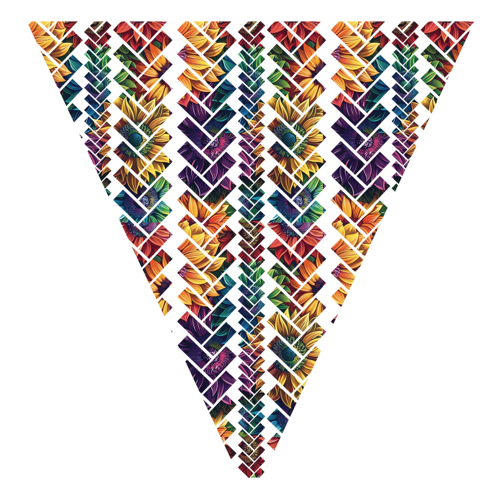 UV DTF Sticker print. Small Braided V Split Herringbone element templates mixed media, tumbler decal. #10316