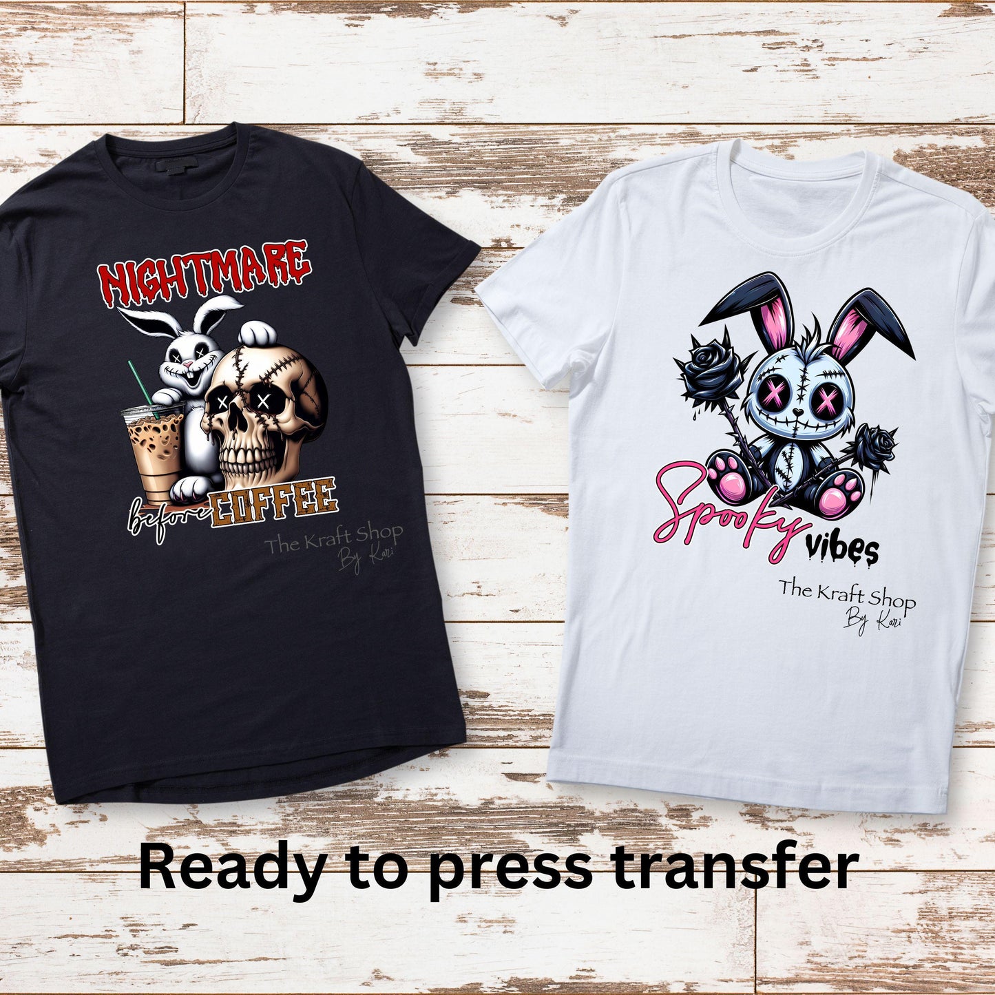 DTF ready to press transfer. Voodoo stuffed animal Bundle or single Spooky Halloween funny sarcastic , #11521