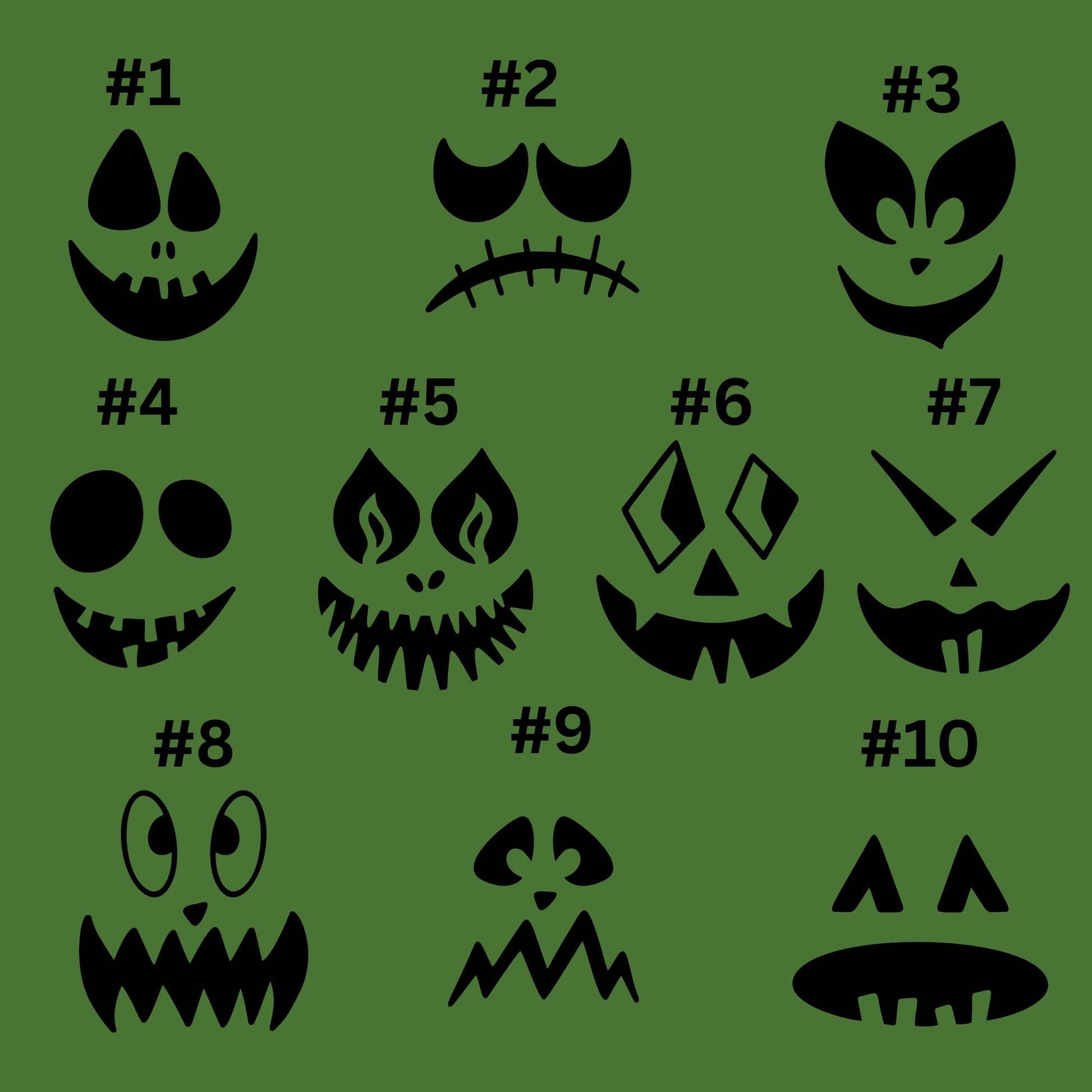 DTF ready to press transfer Pumpkin faces Halloween Jack O Lantern shirt transfer, DTF Print #11551