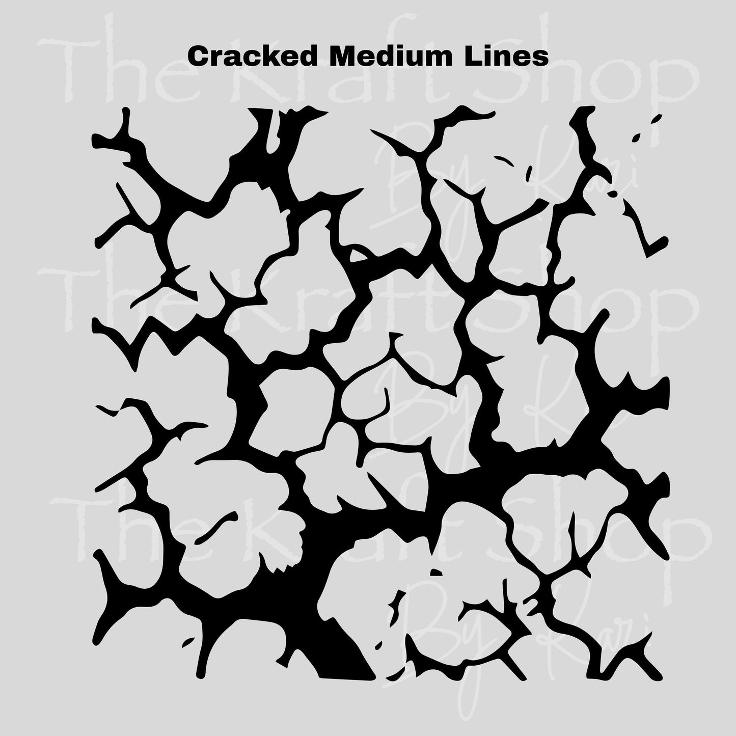 UV DTF Sticker print Cracked lines Element sheet 8x8 decal, tumbler decal, permanent sticker. #10337