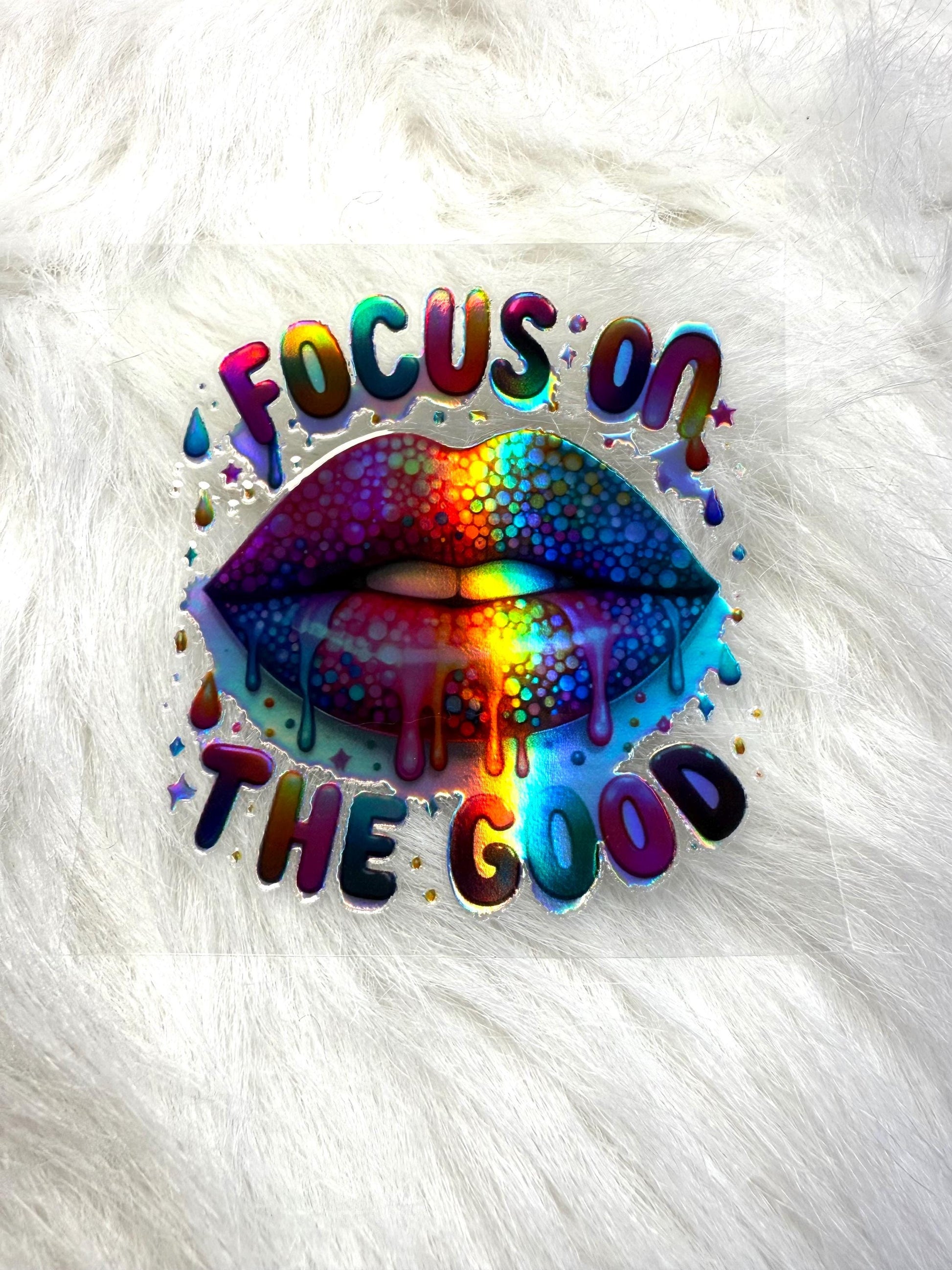 Holographic UV DTF Decal Sticker #7