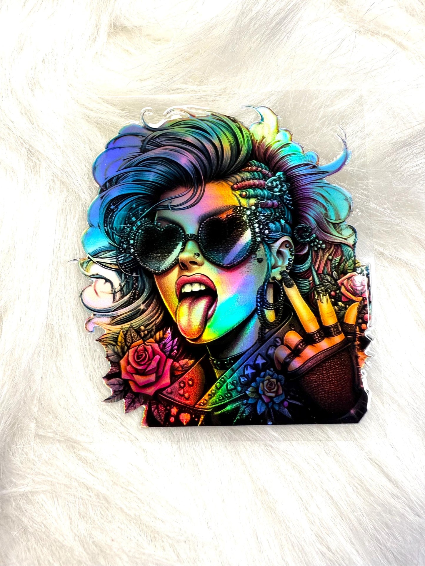 Holographic UV DTF Decal Sticker #11