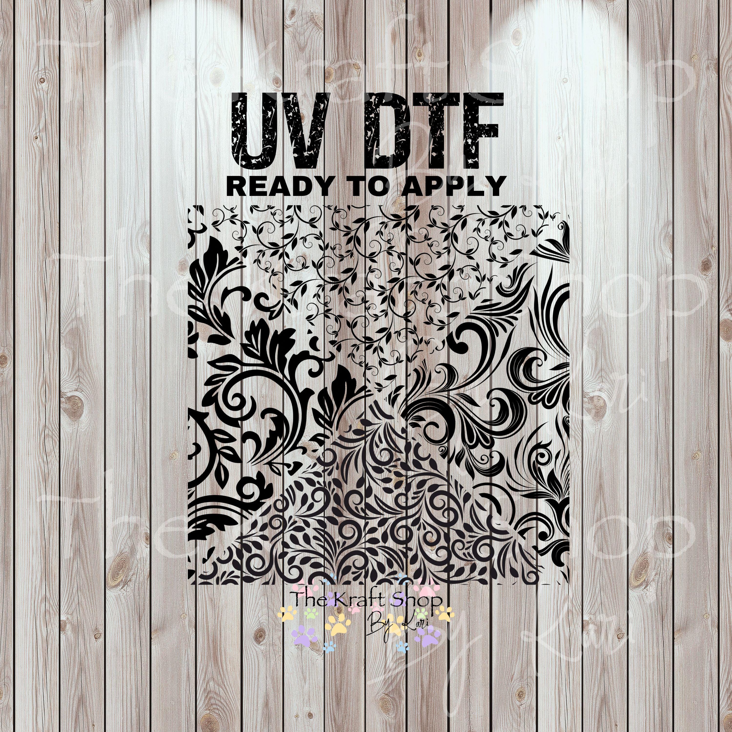 UV DTF Sticker print Tooled Leather Variety pack of mixed media bundle ...