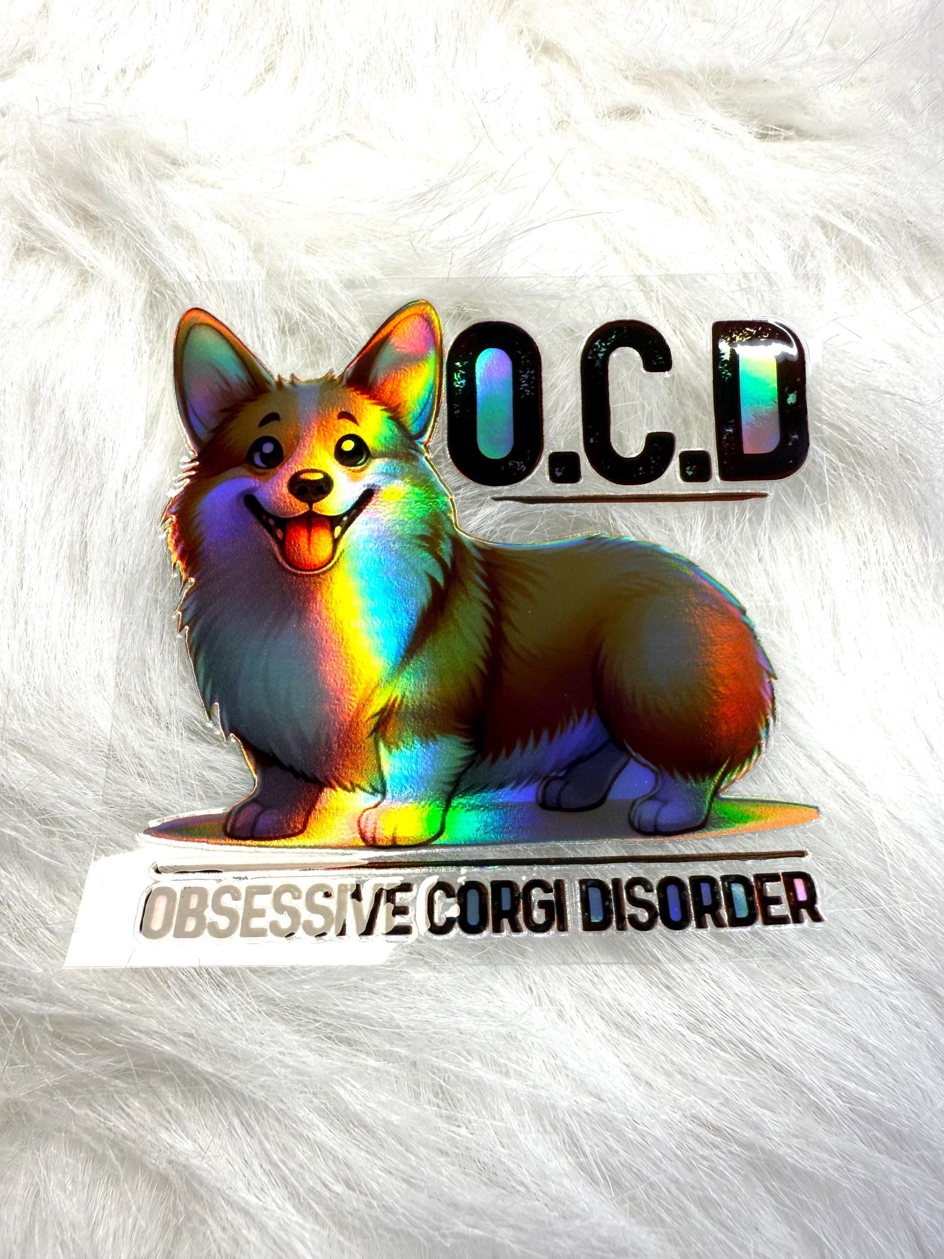 Holographic UV DTF Decal Sticker #6